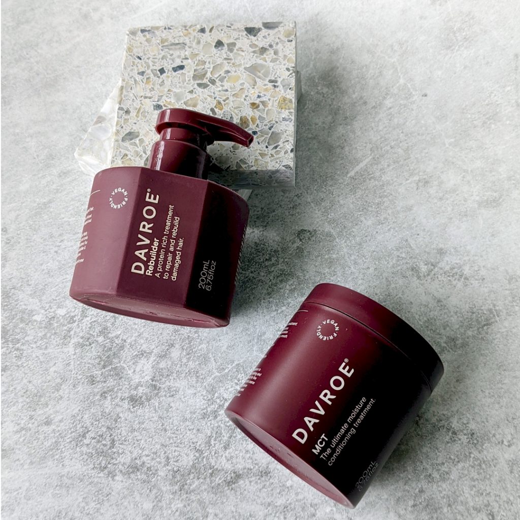 What makes Rebuilder and MCT so damn good together? Rebuilder is the ultimate power hit of protein; it helps rebuild bonds and strengthens the hair. It is great for hair that is weak, fine, and compromised from bleaching and chemical services. We all know that we have to replace the hair with moisture after using irons, but we must also remember that we are also creating damage to the cuticle, unless we are using a thermal protection spray.
MCT gives hair a powerful hit of moisture. We lose moisture from the hair naturally due to the elements outside, heating and air-conditioning inside and using hot tools. MCT will penetrate the hair shaft, drench the hair with weightless moisture (so even people with fine hair don’t need to be afraid of it) and help lock in the effects of Rebuilder. Leaving the hair strengthened, hydrated and feeling amazing and soft, giving it the Ultimate Power Boost!